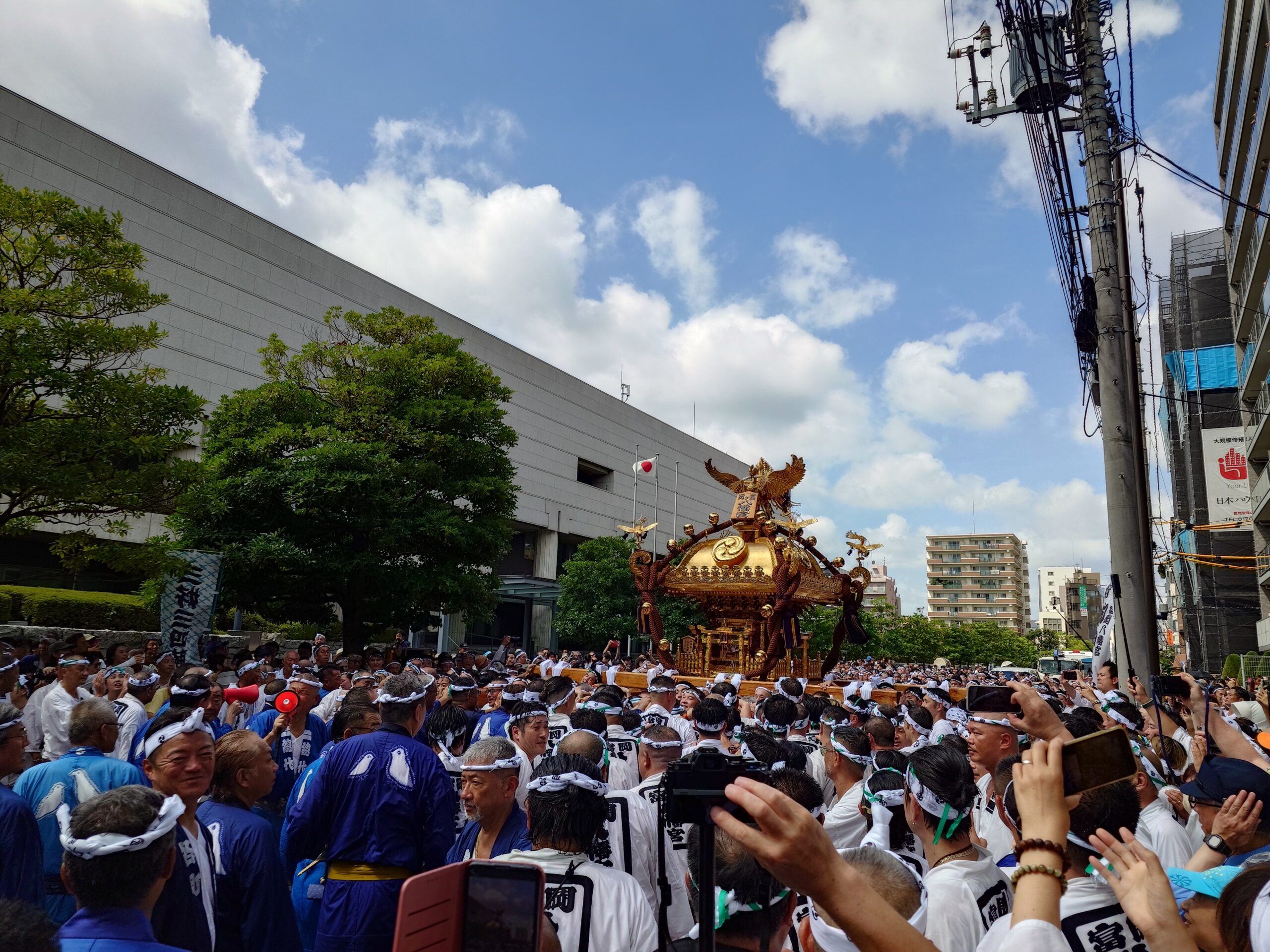 令和七年 富岡八幡宮例祭 本社二の宮神輿渡御 - 東陽一丁目若睦